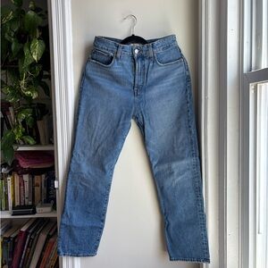 Madewell Blue Straight Jeans Classic Style